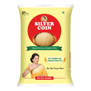 Silver Coin Chakki Atta - 5Kg