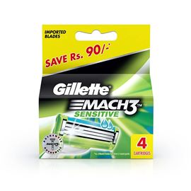 Gillette Mach 3 Cartridge 4 N