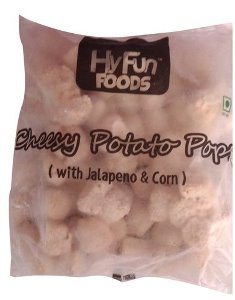 Hyfun Jalepano  & corn Cheesy Potato  Pops 1 kg